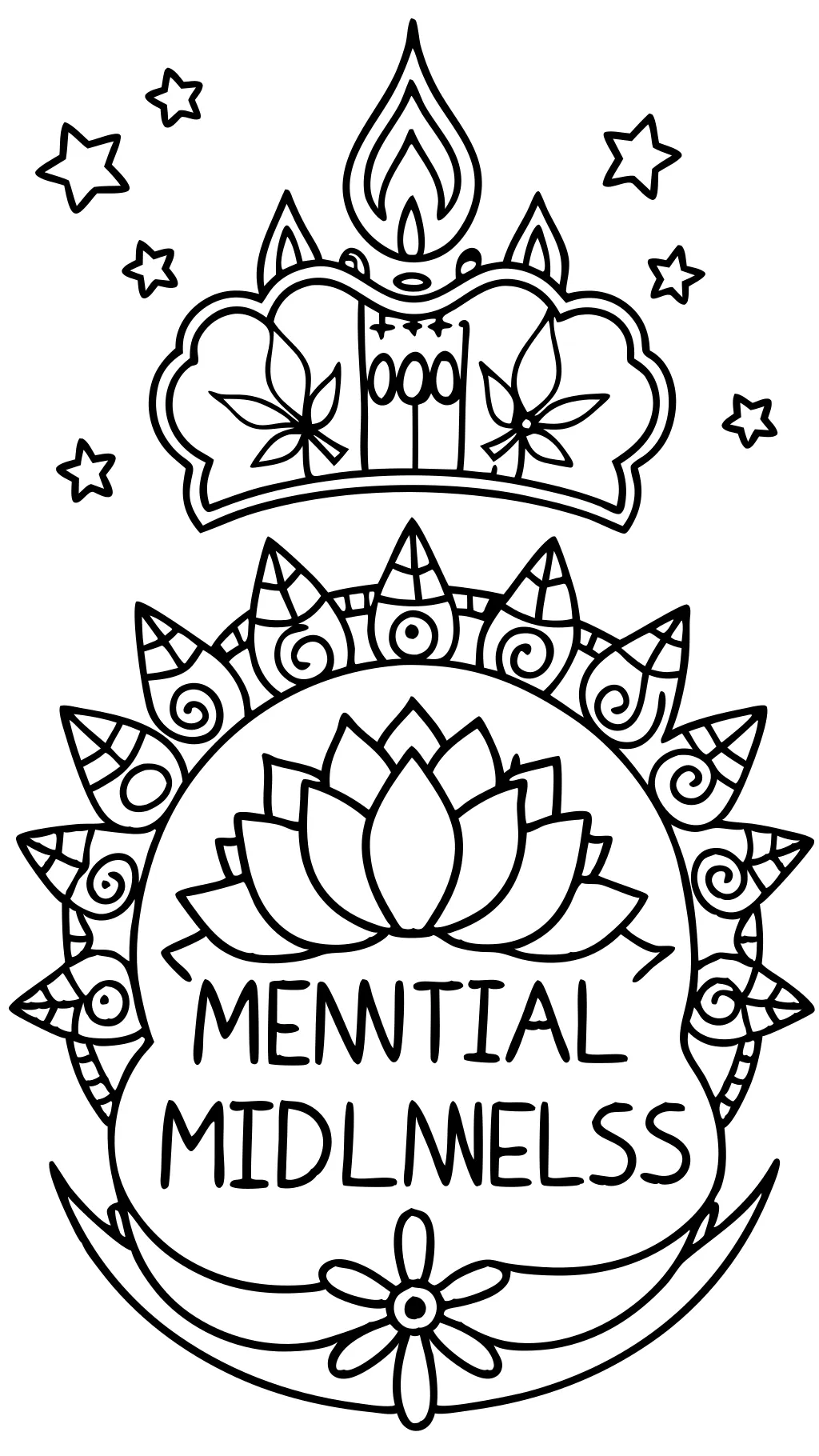 coloring pages for mental health